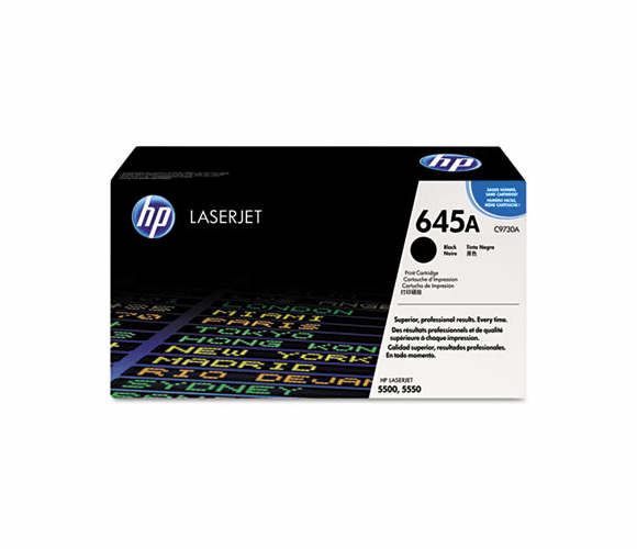 HEWC9730A C9730A (HP-645A) Toner, 13000 Page-Yield, Black By HEWLETT PACKARD COMPANY