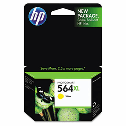 HEWCB325WN CB325WN (HP 564XL) High-Yield Ink, 750 Page-Yield, Yellow By HEWLETT PACKARD