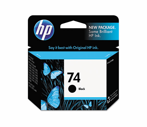 HEWCB335WN CB335WN (HP 74) Ink, 200 Page-Yield, Black By HEWLETT PACKARD COMPANY