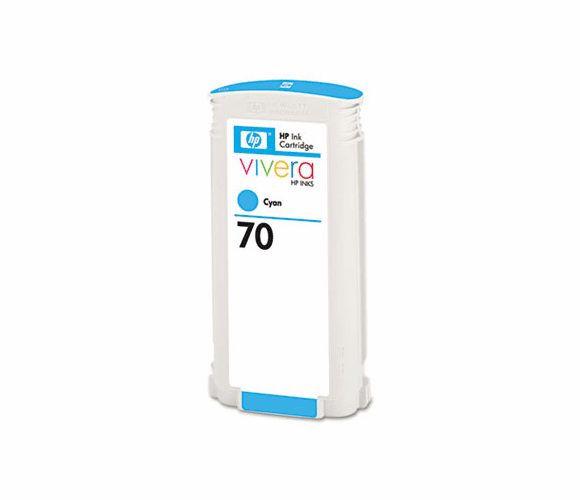 HEWCB343A CB343A (HP 70) Ink, 2/Pack, Cyan By HEWLETT PACKARD COMPANY