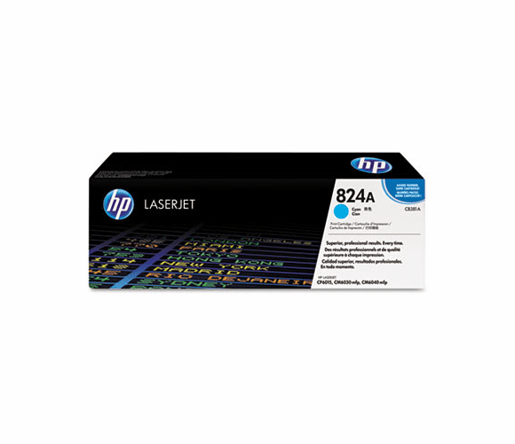 HEWCB381A CB381A Toner, 21000 Page-Yield, Cyan By HEWLETT PACKARD SUPPLIES