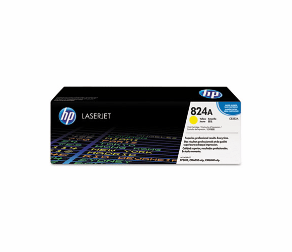HEWCB382A CB382A Toner, 21000 Page-Yield, Yellow By HEWLETT PACKARD SUPPLIES