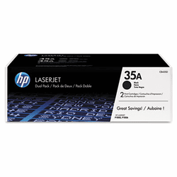 HEWCB435D CB435AD (HP 35A) Toner, 1500 Page-Yield, 2/Box, Black By HEWLETT PACKARD COMPANY