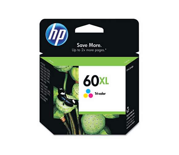 HEWCC644WN CC644WN (HP 60XL) Ink, 440 Page-Yield, Tri-Color By HEWLETT PACKARD SUPPLIES