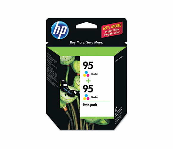 HEWCD886FN CD886FN (HP 95) Ink, 330 Page-Yield, 2/Pack, Tri-Color By HEWLETT PACKARD SUPPLIES
