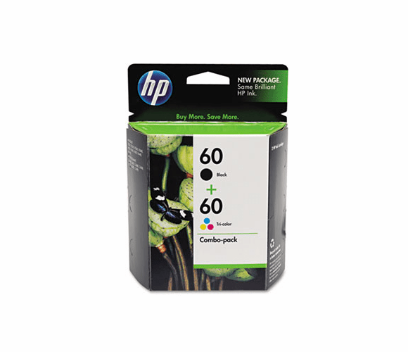 HEWCD947FN CD947FN (HP 60) Combo Pack Ink; 200 Black, 165 Tri-Color By HEWLETT PACKARD SUPPLIES