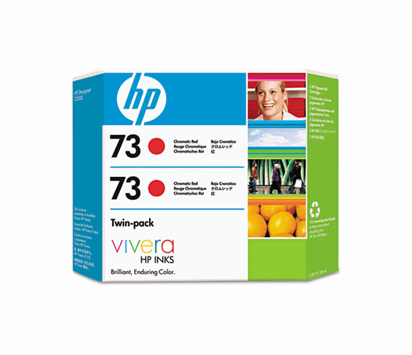 HEWCD952A CD952A (HP 73) Ink, 2/Pack, Chromatic Red By HEWLETT PACKARD SUPPLIES