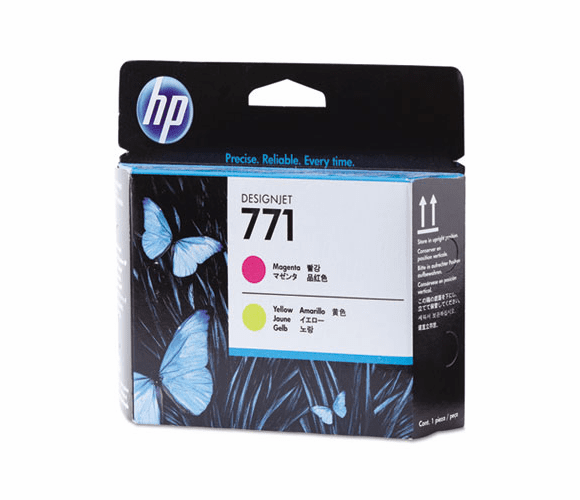 HEWCE018A CE018A (HP 771) Printhead, Magenta, Yellow By HEWLETT PACKARD