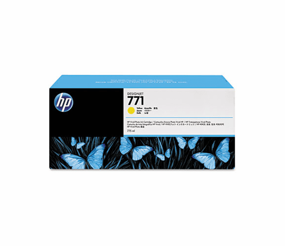 HEWCE040A CE040A (HP 771) Ink, 775 mL, Yellow By HEWLETT PACKARD