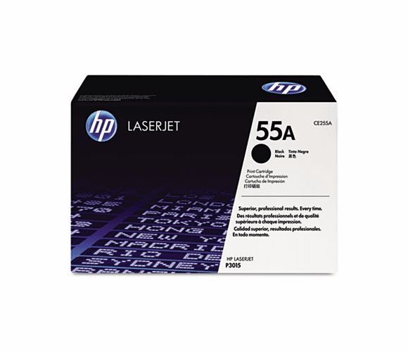 HEWCE255A CE255A (HP 55A) Toner, 6000 Page-Yield, Black By HEWLETT PACKARD