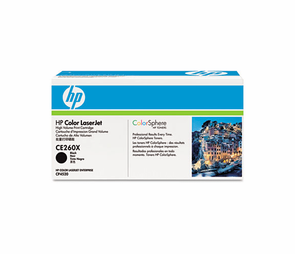 HEWCE260X CE260X (HP 649X) High-Yield Toner, 17,000 Page-Yield, Black By HEWLETT PACKARD COMPANY