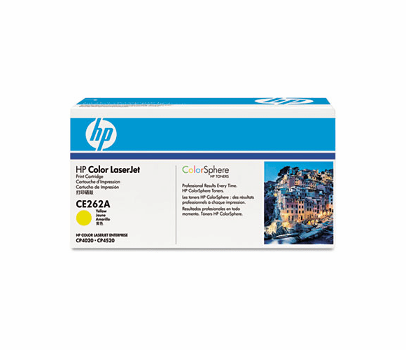 HEWCE262A CE262A Toner, 11,000 Page-Yield, Yellow By HEWLETT PACKARD COMPANY