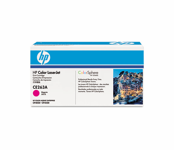 HEWCE263A CE263A Toner, 11,000 Page-Yield, Magenta By HEWLETT PACKARD COMPANY