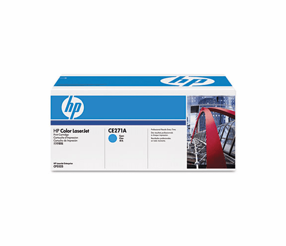 HEWCE271A CE271A Toner, 15000 Page-Yield, Cyan By HEWLETT PACKARD SUPPLIES