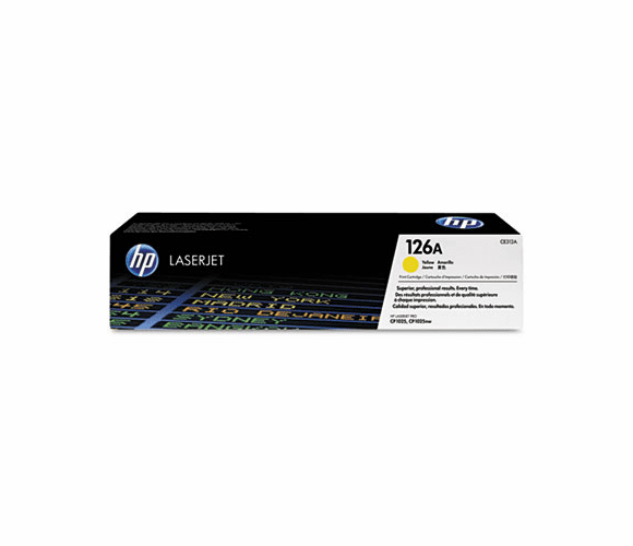 HEWCE312A CE312A (HP-126A) Toner, 1000 Page-Yield, Yellow By HEWLETT PACKARD