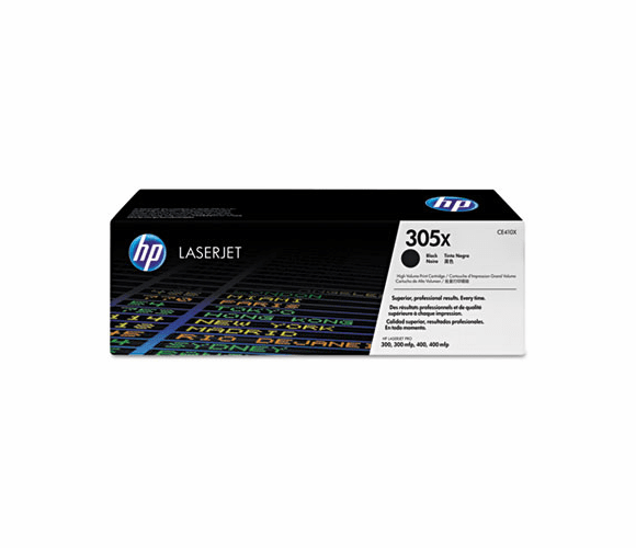 HEWCE410X CE410X High-Yield Toner, 4000 Page-Yield, Black By HEWLETT PACKARD SUPPLIES