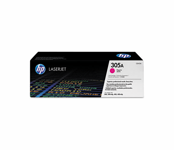 HEWCE413A CE413A Toner, 2,600 Page-Yield, Magenta By HEWLETT PACKARD SUPPLIES