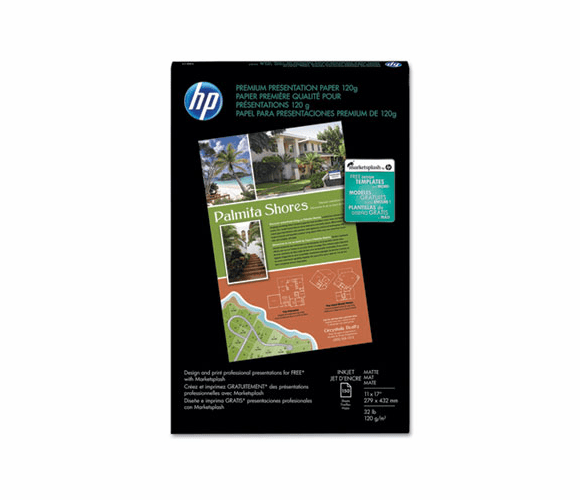 HEWCH019A Inkjet Presentation Paper, 98 Brightness, 32lb, 11 x 17, White, 150 Sheets/Pack By HEWLETT PACKARD COMPANY