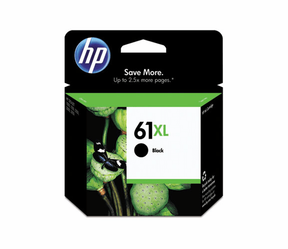 HEWCH563WN CH563WN (HP61XL) High-Yield Ink, 480 Page-Yield, Black By HEWLETT PACKARD SUPPLIES