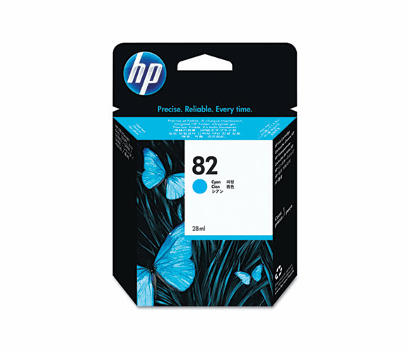 HEWCH566A CH566A (HP 82) Ink, 28mL, Cyan By HEWLETT PACKARD SUPPLIES