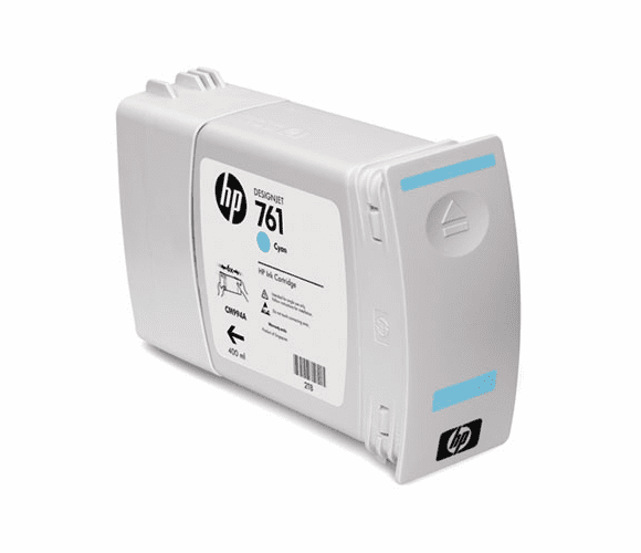 HEWCM994A CM994A (HP 761) Ink, 400 mL, Cyan By HEWLETT PACKARD