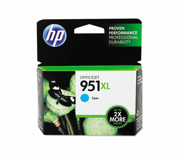 HEWCN046AN140 CN046AN140 (HP 951XL) High-Yield Ink, 1500 Page-Yield, Cyan By HEWLETT PACKARD