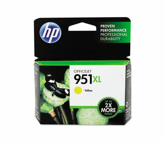HEWCN048AN140 CN048AN140 (HP 951XL) High-Yield Ink, 1500 Page-Yield, Yellow By HEWLETT PACKARD