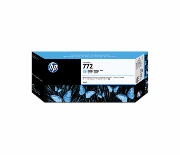 HEWCN632A CN632A (HP772) Ink, 300mL, Light Cyan By HEWLETT PACKARD SUPPLIES