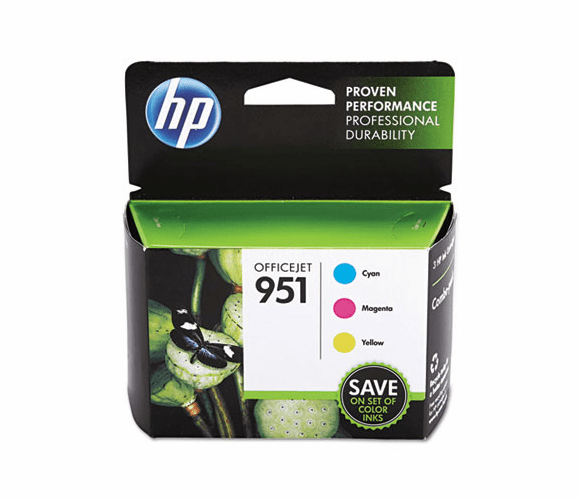 HEWCR314FN140 CR314FN140 (HP 951) Ink, 700 Page-Yield, Cyan, Magenta, Yellow, 3/Pk By HEWLETT PACKARD