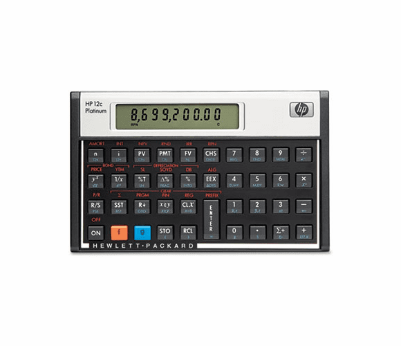 HEWF2231AA 12c Platinum Financial Calculator, 10-Digit LCD By HEWLETT PACKARD COMPANY