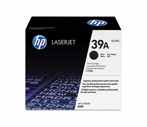 HEWQ1339A Q1339A (HP 39A) Toner, 18000 Page-Yield, Black By HEWLETT PACKARD COMPANY