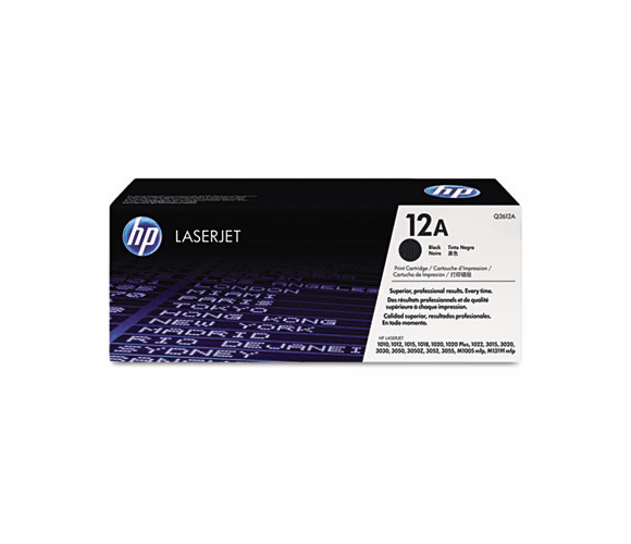 HEWQ2612A Q2612A (HP 12A) Toner, 2,000 Page-Yield, Black By HEWLETT PACKARD SUPPLIES