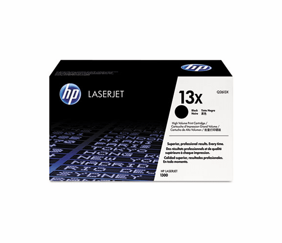 HEWQ2613XG Q2613XG (HP 13X) High-Yield Government Smart Toner, 4000 Page-Yield, Black By HEWLETT PACKARD SUPPLIES