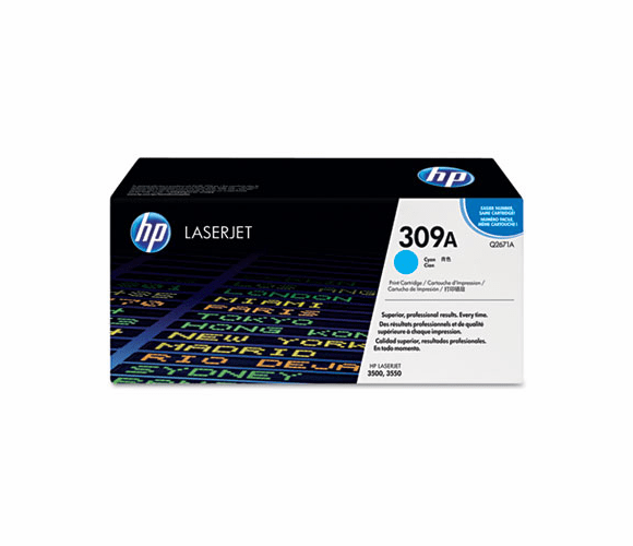 HEWQ2671A Q2671A Toner, 4000 Page-Yield, Cyan By HEWLETT PACKARD COMPANY