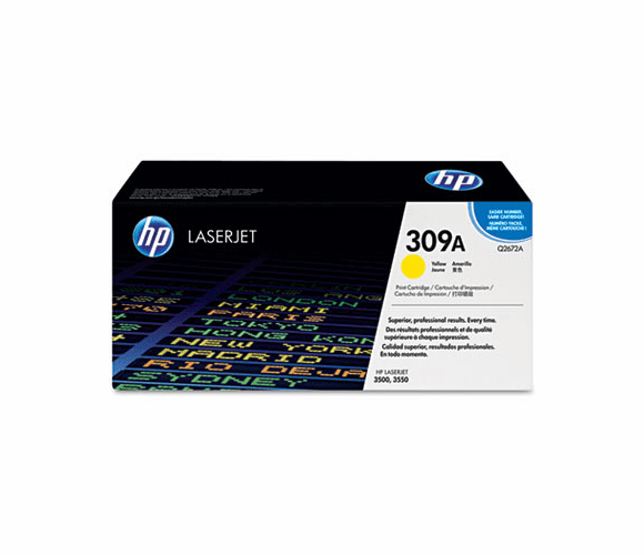 HEWQ2672A Q2672A Toner, 4000 Page-Yield, Yellow By HEWLETT PACKARD COMPANY