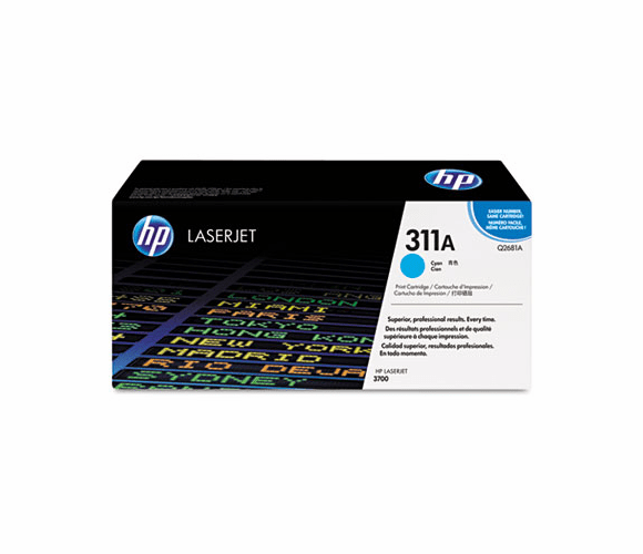 HEWQ2681A Q2681A Toner, 6000 Page-Yield, Cyan By HEWLETT PACKARD COMPANY
