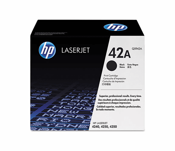 HEWQ5942A Q5942A (HP 42A) Toner, 10,000 Page-Yield, Black By HEWLETT PACKARD COMPANY