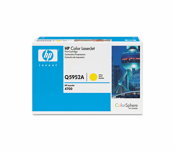 HEWQ5952A Q5952A Toner, 10,000 Page-Yield, Yellow By HEWLETT PACKARD SUPPLIES