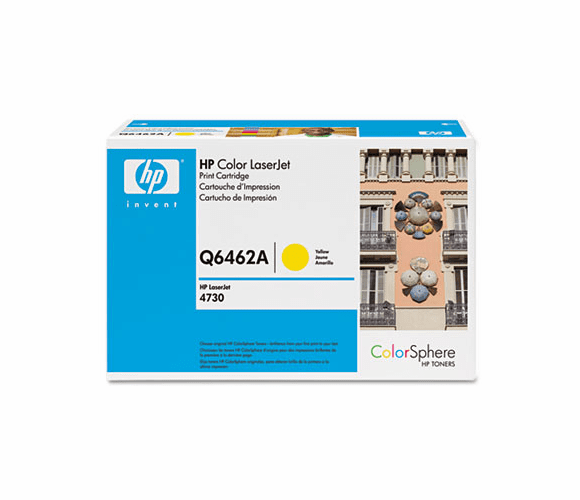 HEWQ6462A Q6462A Toner, 12000 Page-Yield, Yellow By HEWLETT PACKARD COMPANY
