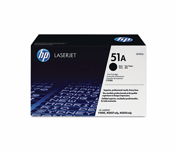 HEWQ7551A Q7551A (HP 51A) Toner, 6500 Page-Yield, Black By HEWLETT PACKARD COMPANY