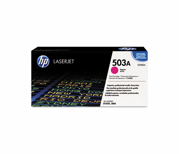 HEWQ7583AG Q7583AG Government Smart Toner, 6000 Page-Yield, Magenta By HEWLETT PACKARD SUPPLIES