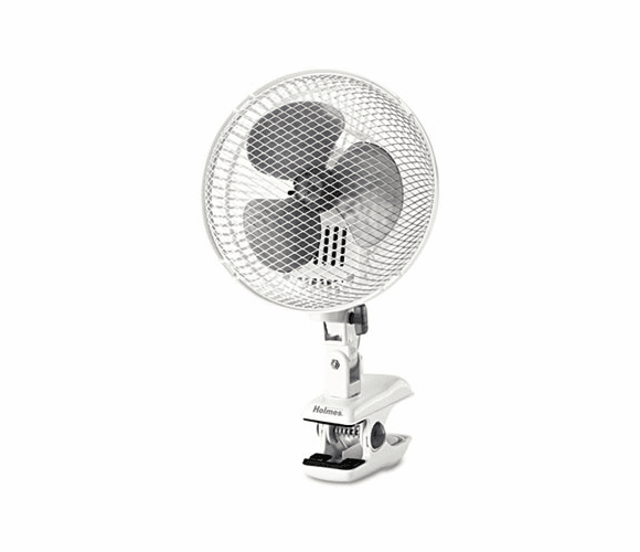 HLSHACP10WU Personal Clip Fan, Two-Speed, White By HOLMES PRODUCTS