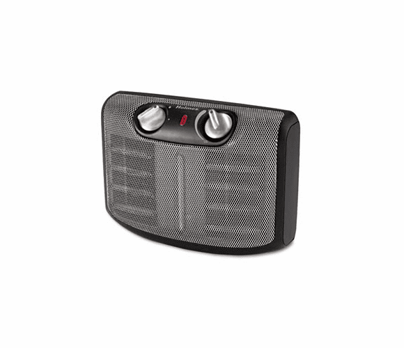 HLSHCH4266U Twin Ceramic 1500W Heater w/Comfort Control Thermostat, 6-5/8 x 11-1/4 x 8-3/8 By HOLMES PRODUCTS