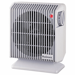 HLSHFH105UM Compact Heater Fan, Gray, 4.84w x 8.19d x 9.92h By HOLMES PRODUCTS
