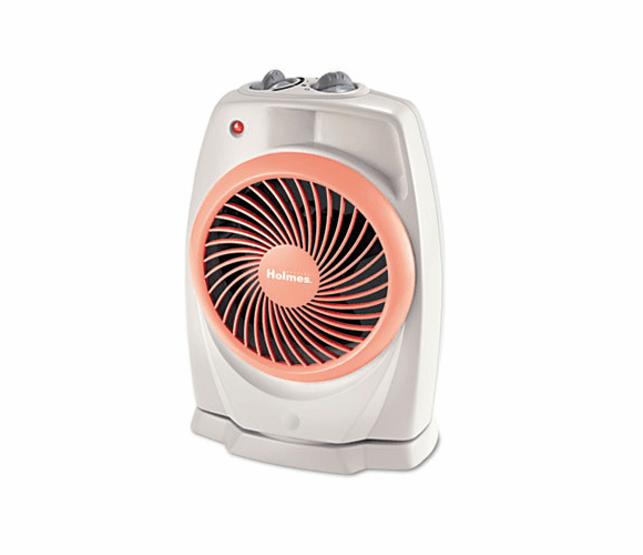 HLSHFH421U ViziHeat 1500W Power Heater & Fan, Plastic Case, 9-1/4 x 6-3/8 x 13-3/4, White By HOLMES PRODUCTS
