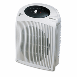 HLSHFH442UM 1500W Heater Fan w/ALCI Heater, Plastic Case, 10-1/4 x 6-1/2 x 12-1/2, White By HOLMES PRODUCTS