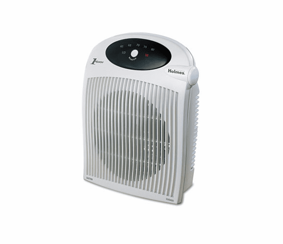 HLSHFH442UM 1500W Heater Fan w/ALCI Heater, Plastic Case, 10-1/4 x 6-1/2 x 12-1/2, White By HOLMES PRODUCTS
