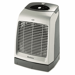 HLSHFH5606UM One-Touch Oscillating Heater/Fan, 9-1/8w x 9-5/8d x 13-1/2h, Gray By HOLMES PRODUCTS