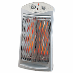 HLSHQH307 Prismatic Quartz Tower Heater w/Two Heat Settings, 14w x 9-3/4d x 24h By HOLMES PRODUCTS