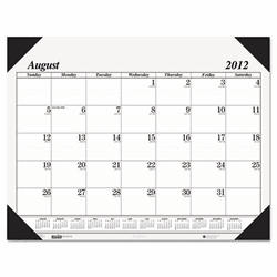 HOD12802 Economy 17-Month Academic Desk Pad Calendar, 22 x 17, 2012-2013 By HOUSE OF DOOLITTLE